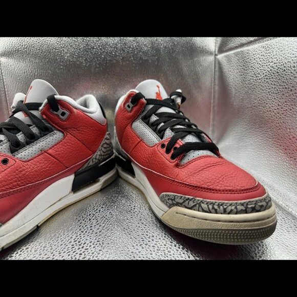 RARE 🚀 Size 8 - Nike Air Jordan 3 Retro SE Red Ck5692-600 Basketball Sneaker - Picture 3 of 12